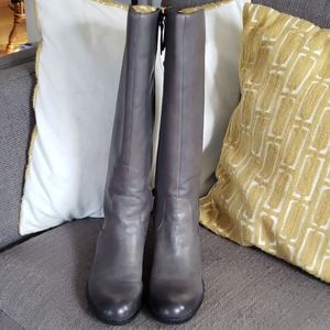 Franco Sarto Gray Knee-High Boots